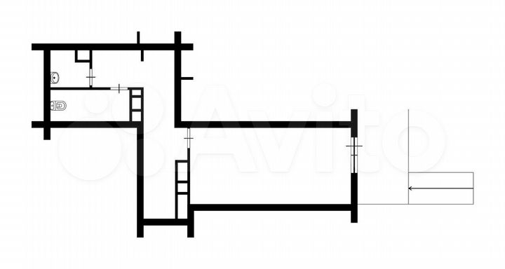 Торговая площадь, 51.5 м²