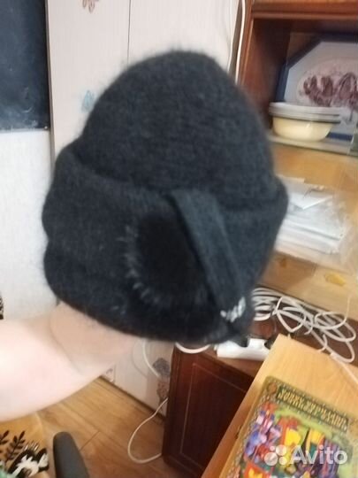 Шапка женская черная