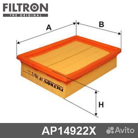 Воздушный фильтр AP14922X filtron