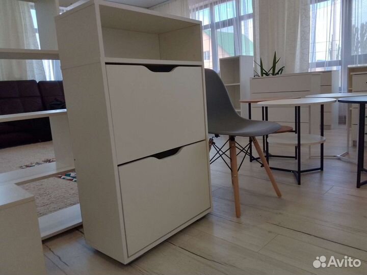 Обувница в прихожую белая