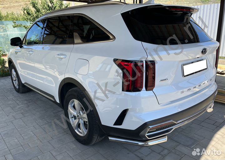KIA Sorento MQ4 2020 Защита заднего бампера углова
