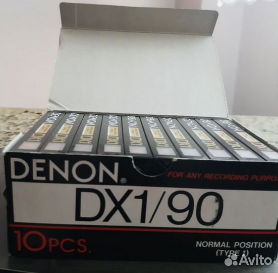 Аудиокассеты новые запечатанные sony и denon