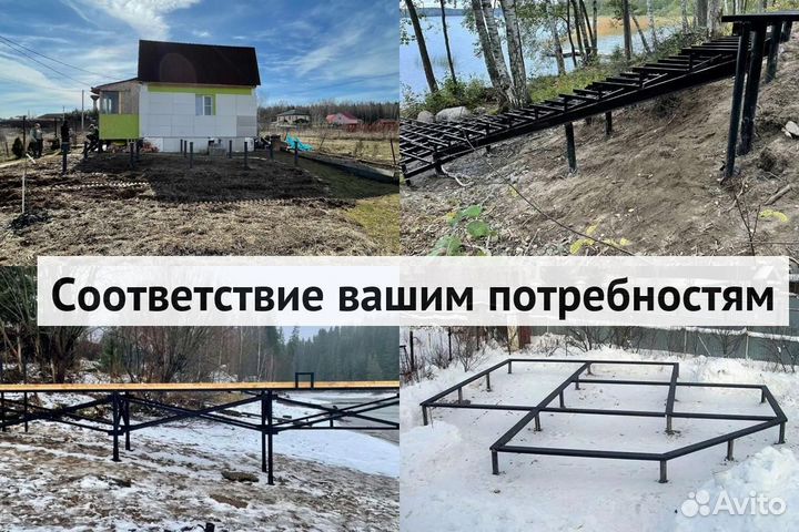 Сваи винтовые для фундамента