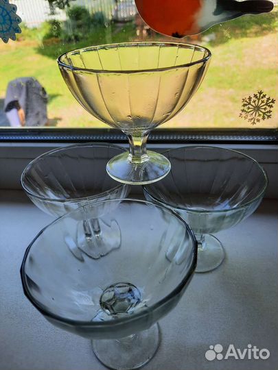 Рюмки креманки розетки конфетница СССР