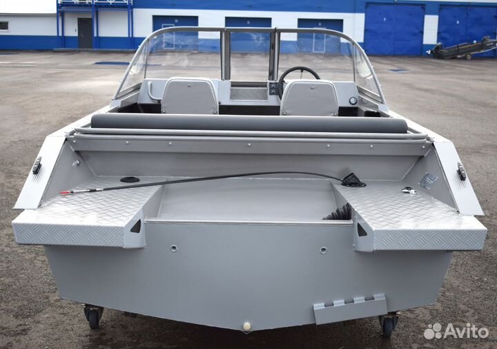 Новая моторная лодка Неман 500 Pro алюминиевая
