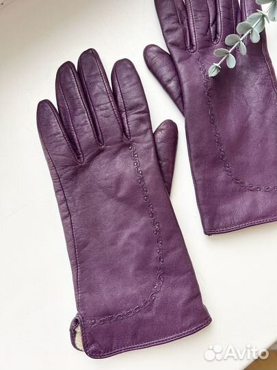 Перчатки натуральная кожа