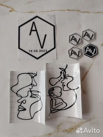 Наклейки на аксессуары