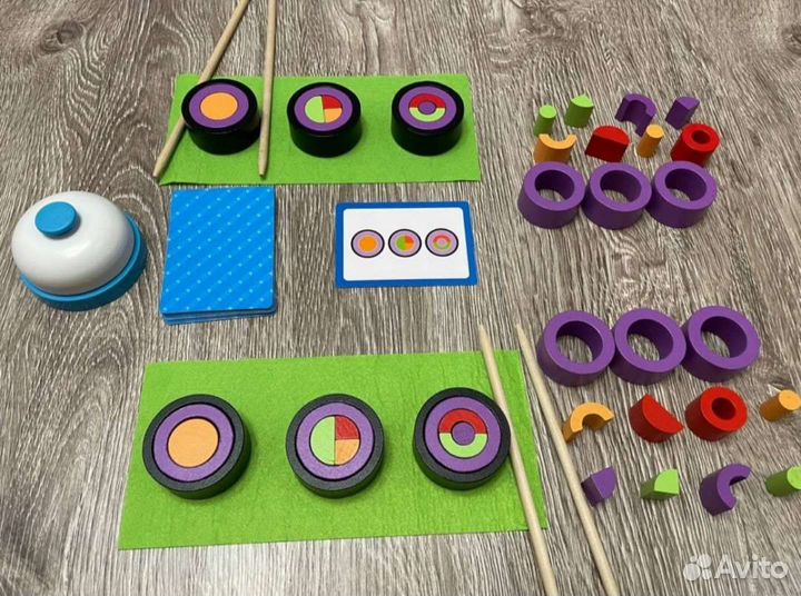 Развивающий деревянный конструктор Суши-мастер