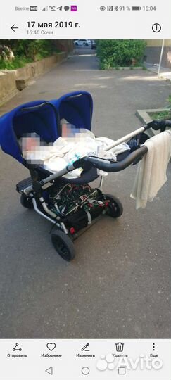 Коляска для двойни 3 в 1 moutain buggy duet