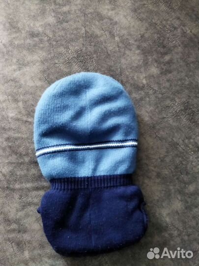 Шапка шлем для мальчика зима