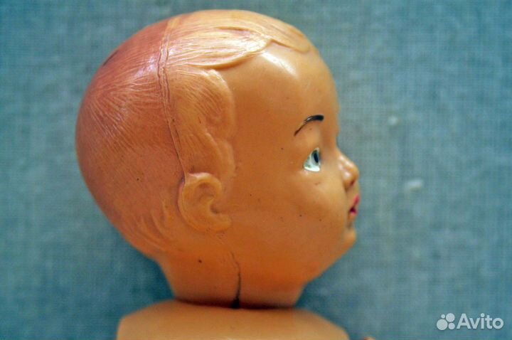 Редкая каталожная кукла мальчик целлулоид СССР