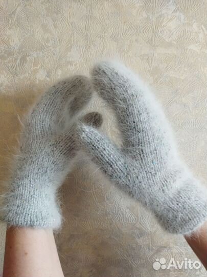 Варежки зимние женские