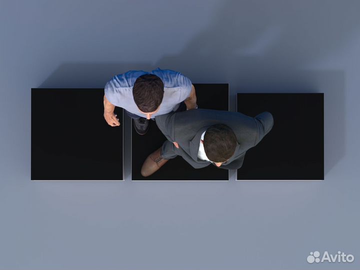 Пьедестал награждения Матрешка 612х612мм (квадрат)