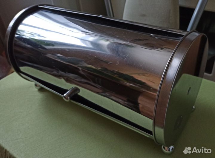 Хлебница из нержавеющей стали,б/у