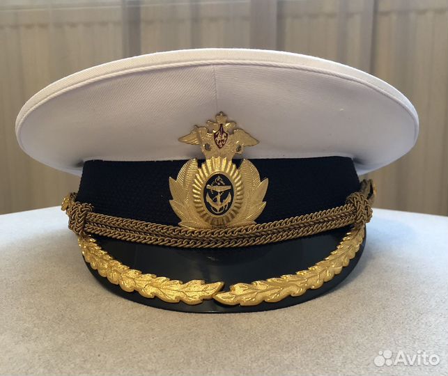 Фуражка белая парадная вмф