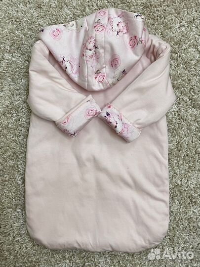 Конверт на выписку розовый