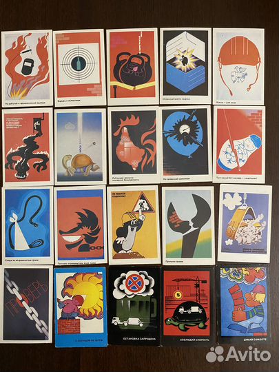 Календарики СССР разные