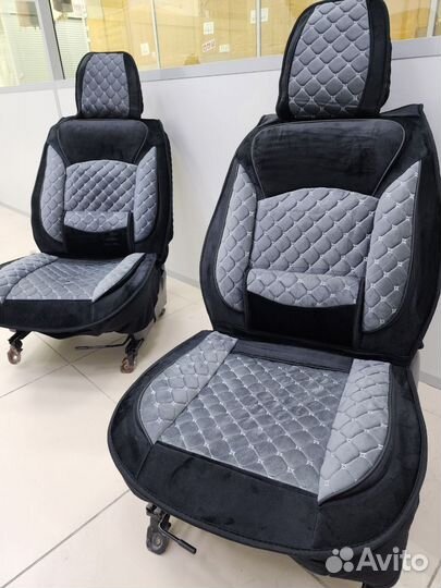 Чехлы из Алькантары на весь салон