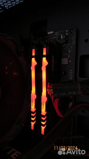 Kingston Fury Beast RGB DDR4 3733Mhz 16Gb (2x8)