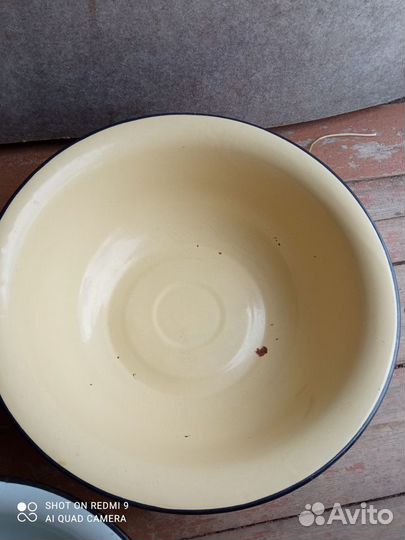 Тазик эмалированная