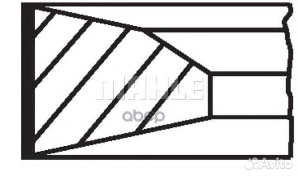 Колец поршневых комплект 00526N0 Mahle/Knecht