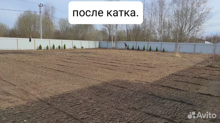 Вспашка земли минитрактором