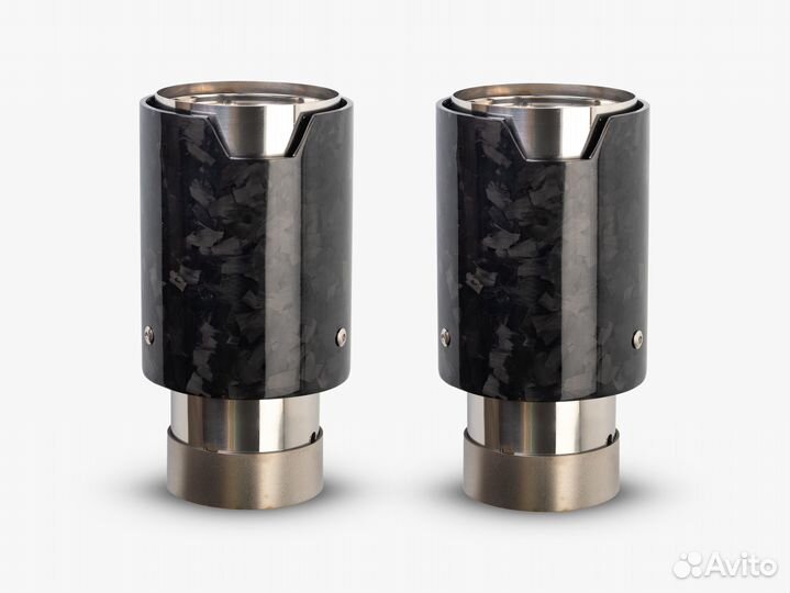 Насадки на глушитель M style 90 кованный карбон