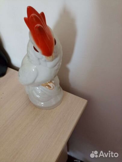 Попугай сувенир из фарфора, СССР