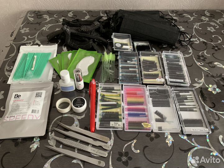 Материалы для наращивания ресниц бу