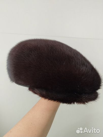 Норковая мужская шапка