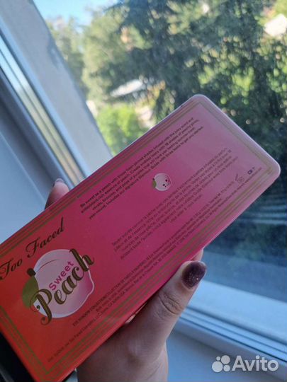 Too Faced Sweet Peach палетка теней