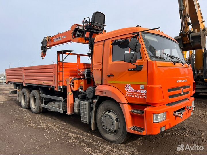 КАМАЗ 65115 с КМУ, 2022