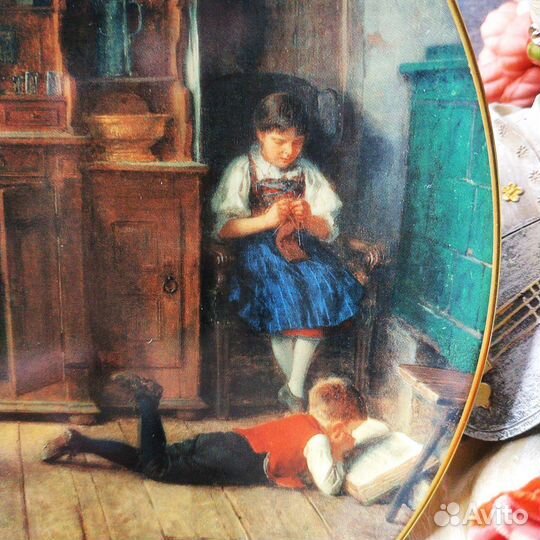 Антиквариат из Европы. Коллекционная тарелка