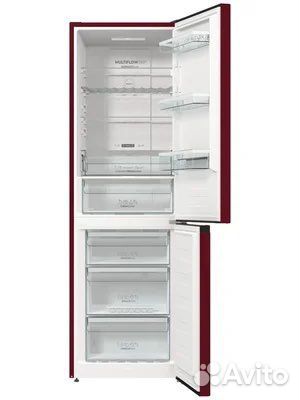 Холодильник Gorenje NRK 6192 AR4, бордовый