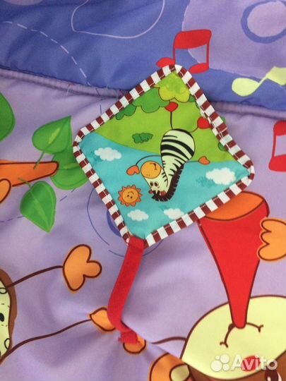 Развивающий коврик Разноцветное сафари