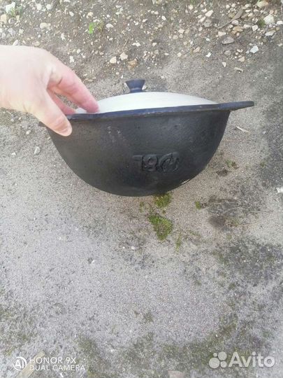 Казан чугунный 8л