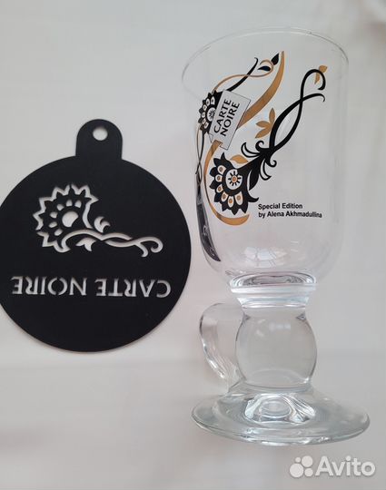 Бокал carte noire, Bacardi Oakheart и др посуда