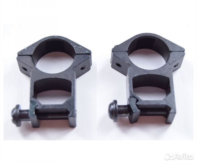 Кольца Weaver высокие (D-25 мм) узкие, высота 24