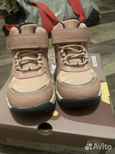 Ботинки демисезонные для девочки 22 размер tombi