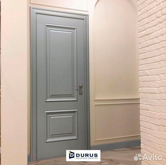 Двери межкомнатные серые