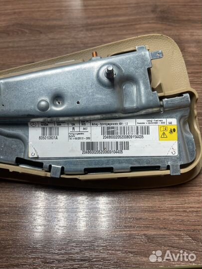 Подушка безопасности правая Mercedes W204