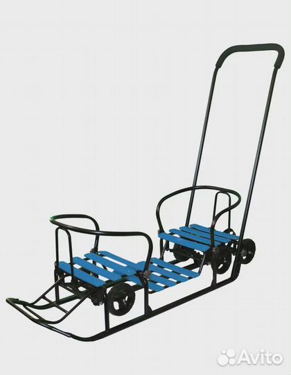 Санки для двойни погодок близнецов новые