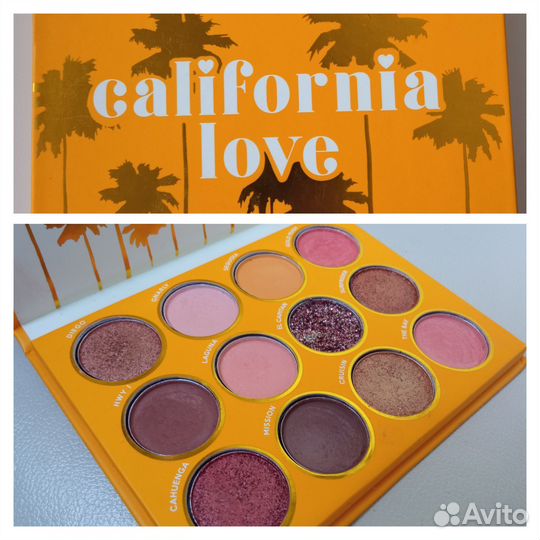 Палитра теней California love