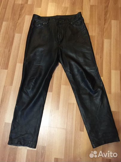 Брюки кожаные