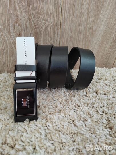 Мужской ремень из эко кожи Tommy Hilfiger