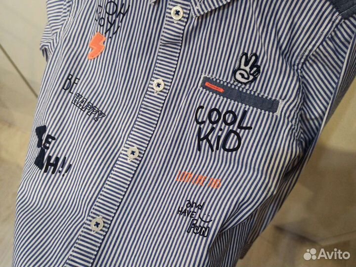 Новая брендовая Рубашка 3 года на мальчика детская