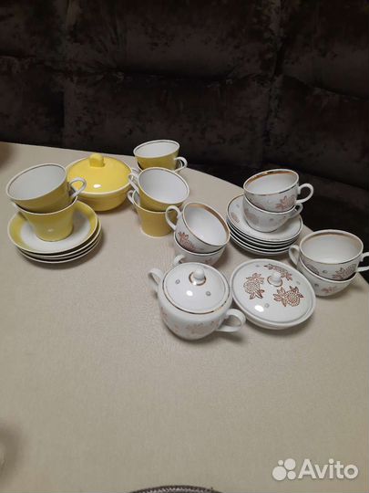 Чайные сервизы времен СССР