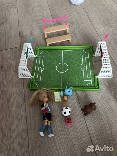 Настольные игры лего барби футболистка