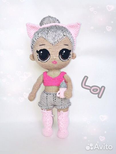 Кукла Лол (вязаная)