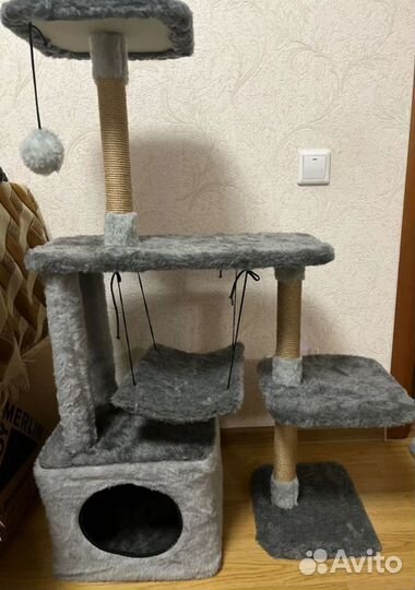 Домик для кошки с когтеточкой